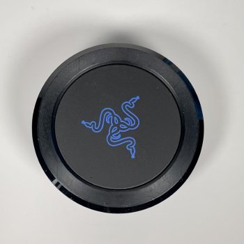 Razer Thresher 7.1 Logo LED Ohrmuschel- Seiten- Abdeckung Cover blau Ersatzteil für PS4 Version